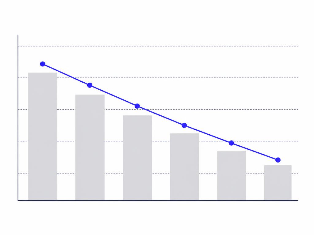 Receivables aging and cash collection trend chart